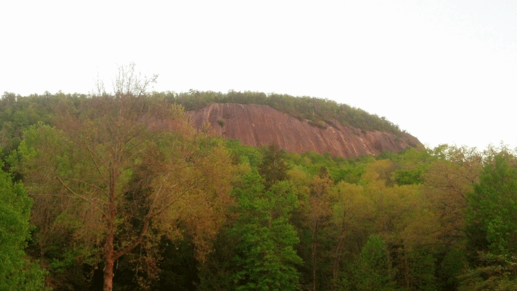 John Rock above the Fish Hatchery