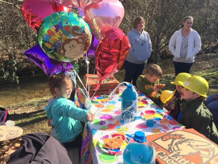 Birthday Party at the gem mine