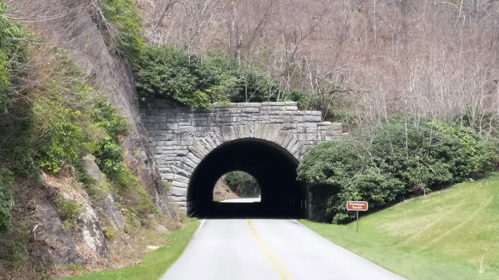 Tunnel on the Blue Ridge Parkway