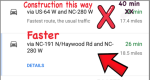 Directions to Pisgah Forest Gem Mine Pisgah Forest Location